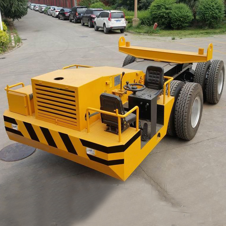 Véhicule de transport de poutres en béton