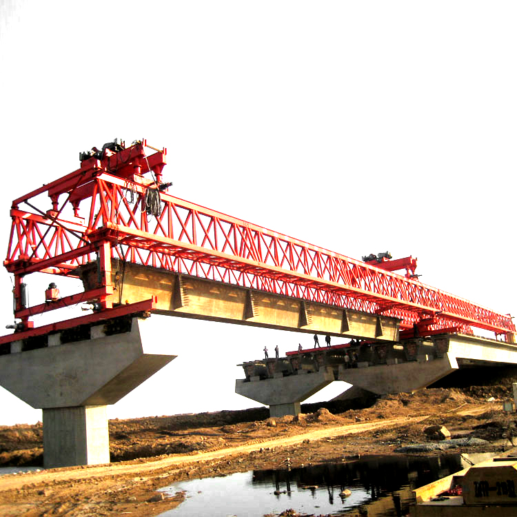 Grue de montage de lanceur de pont