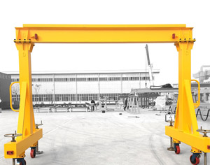 A Korean Customer Placed An Order for A portable Gantry Crane